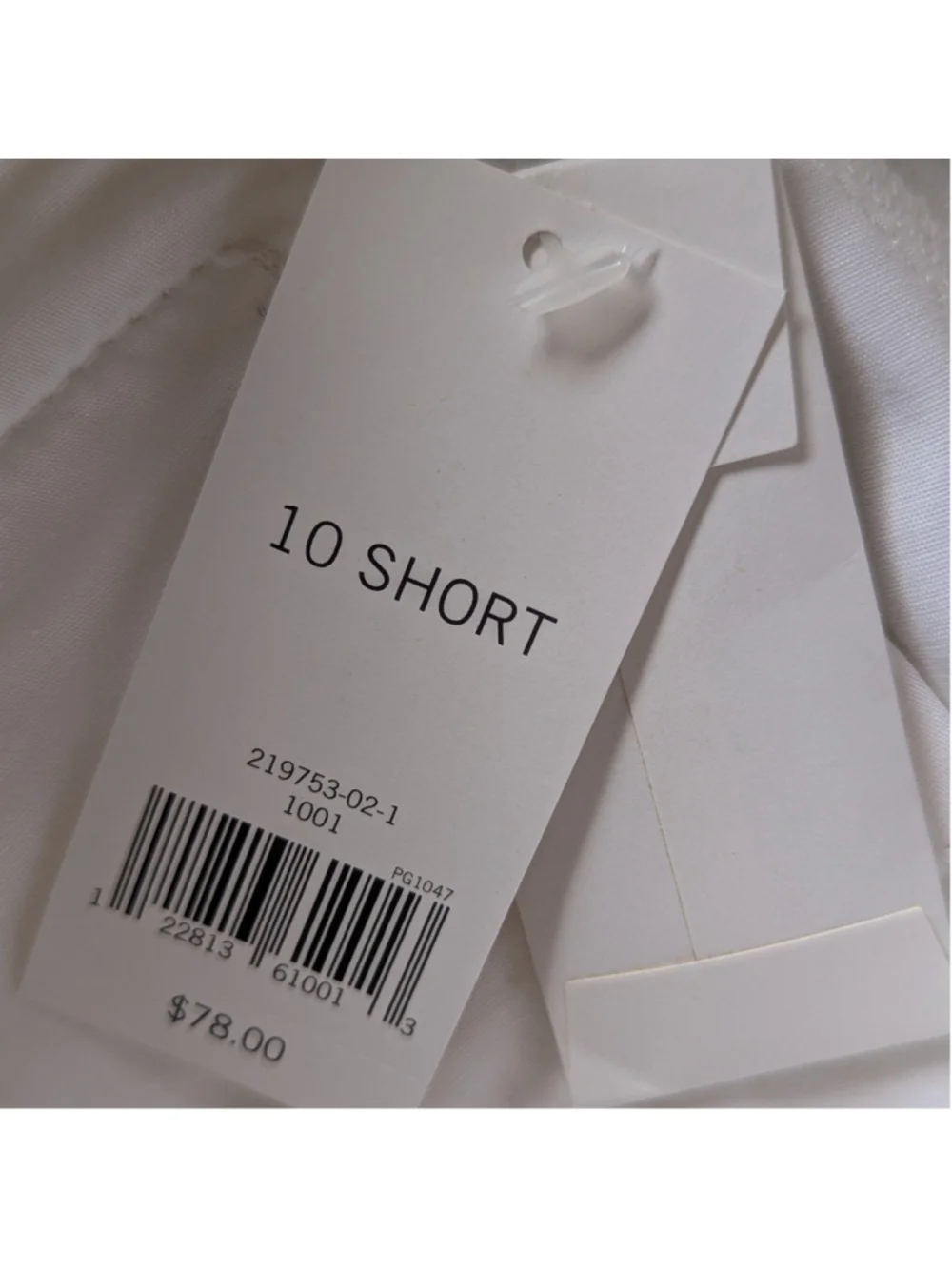 Banana Republic Martin Fit White Side Slit Pants Sz 10 Short NWT